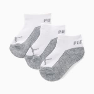 PUMA Paquete de 10 calcetines de corte bajo para niños, Blanco/Multi, 7-8.5  : : Ropa, Zapatos y Accesorios